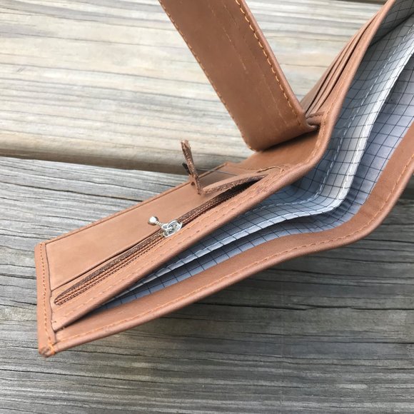 Brown Wallet Handmade Genuine Leather Card Holder - Picture 8 of 10